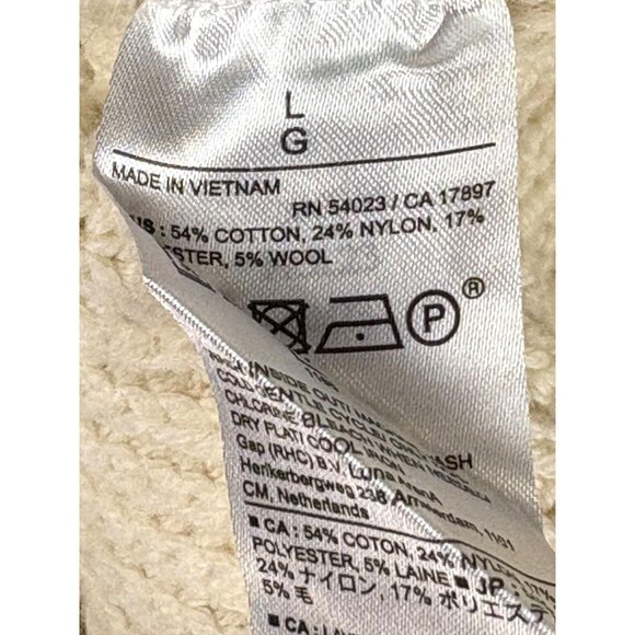 Luxury Banana Republic Wool Blend Turtleneck Tunic Sweater Vest, Women's L - Picture 9 of 9